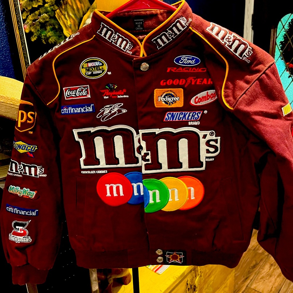 Kids M&M racing team vintage jacket